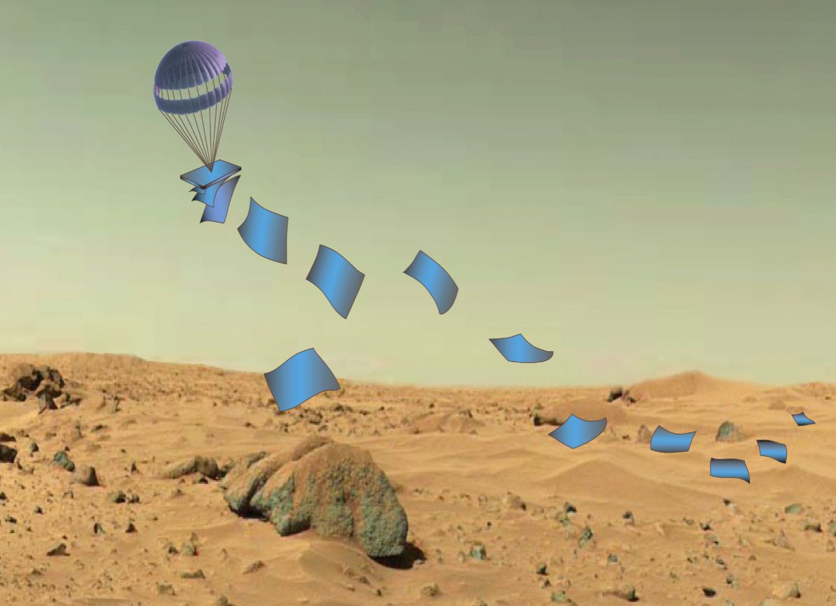 Incredible Technology: How Fleets of 'Flat Landers' Could Explore Other Planets